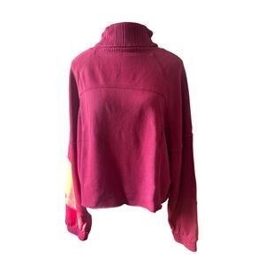 Aerie turtle neck sweatshirt small wine/burgundy color. Soft warm shirt nwt
